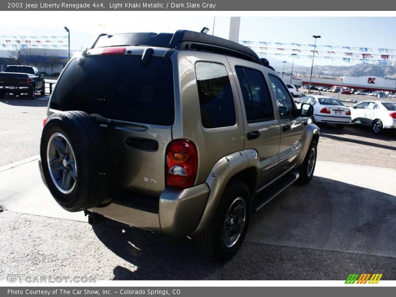 Light Khaki Metallic / Dark Slate Gray 2003 Jeep Liberty Renegade 4x4
