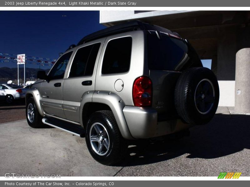 Light Khaki Metallic / Dark Slate Gray 2003 Jeep Liberty Renegade 4x4