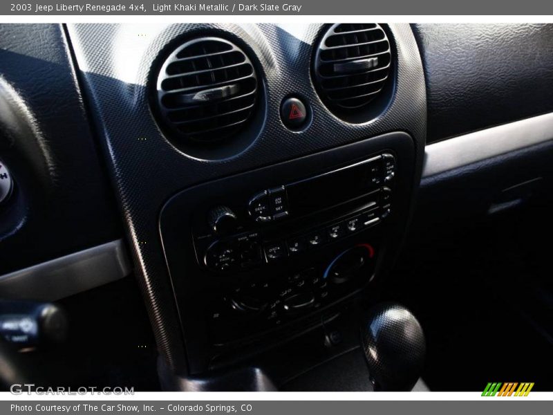 Light Khaki Metallic / Dark Slate Gray 2003 Jeep Liberty Renegade 4x4