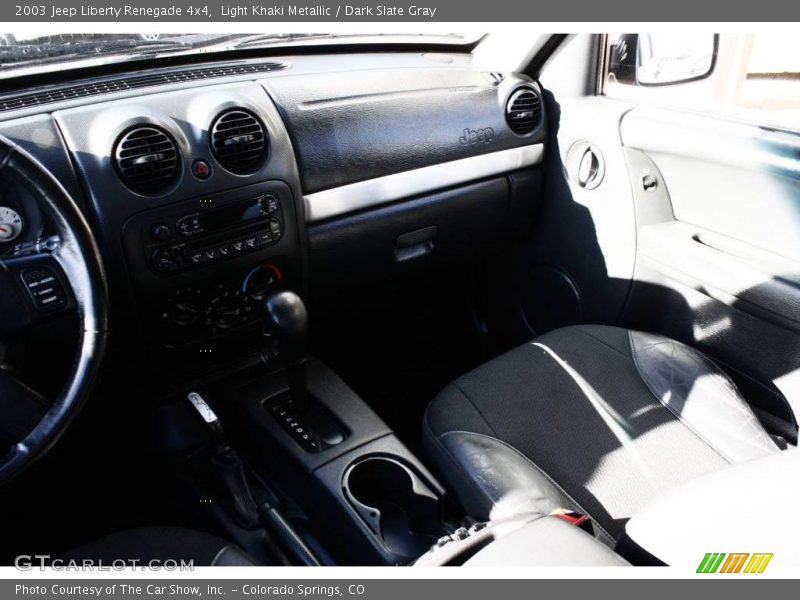 Light Khaki Metallic / Dark Slate Gray 2003 Jeep Liberty Renegade 4x4