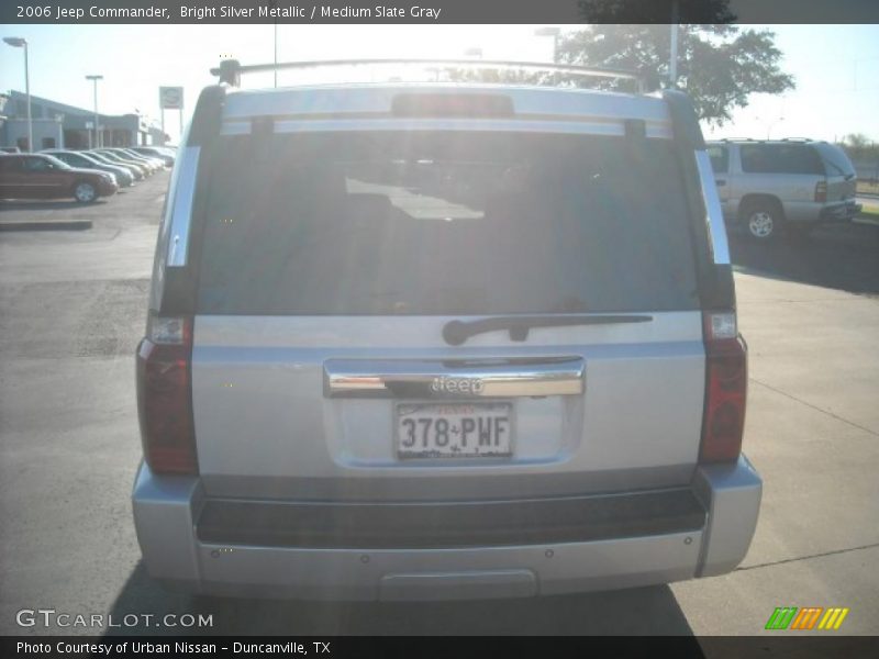Bright Silver Metallic / Medium Slate Gray 2006 Jeep Commander