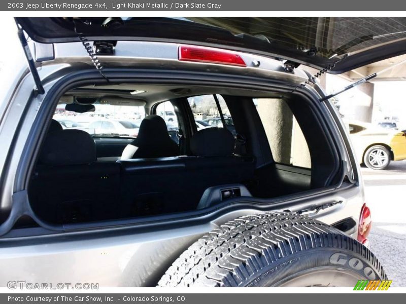 Light Khaki Metallic / Dark Slate Gray 2003 Jeep Liberty Renegade 4x4