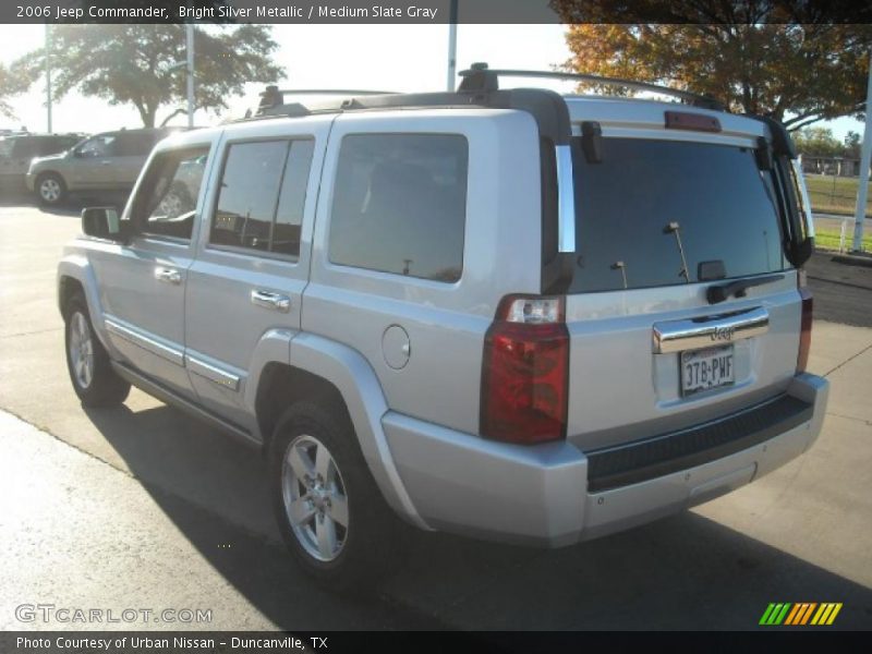 Bright Silver Metallic / Medium Slate Gray 2006 Jeep Commander