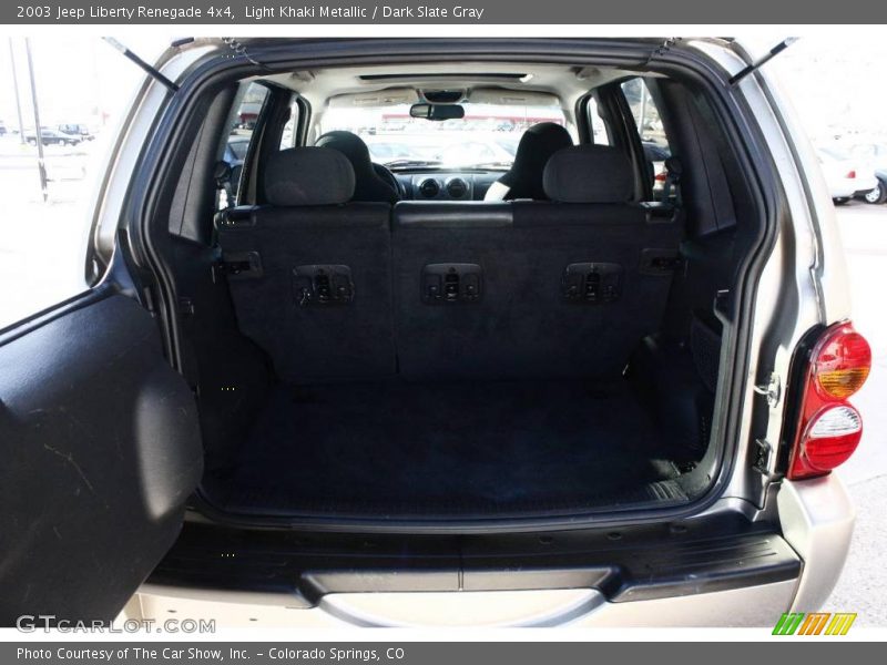 Light Khaki Metallic / Dark Slate Gray 2003 Jeep Liberty Renegade 4x4