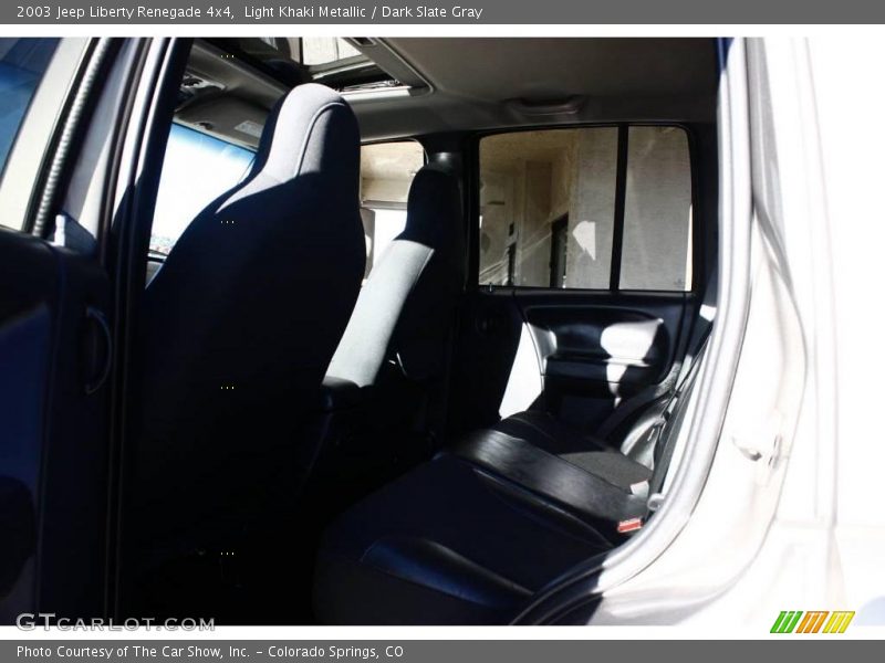 Light Khaki Metallic / Dark Slate Gray 2003 Jeep Liberty Renegade 4x4