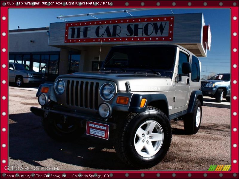 Light Khaki Metallic / Khaki 2006 Jeep Wrangler Rubicon 4x4