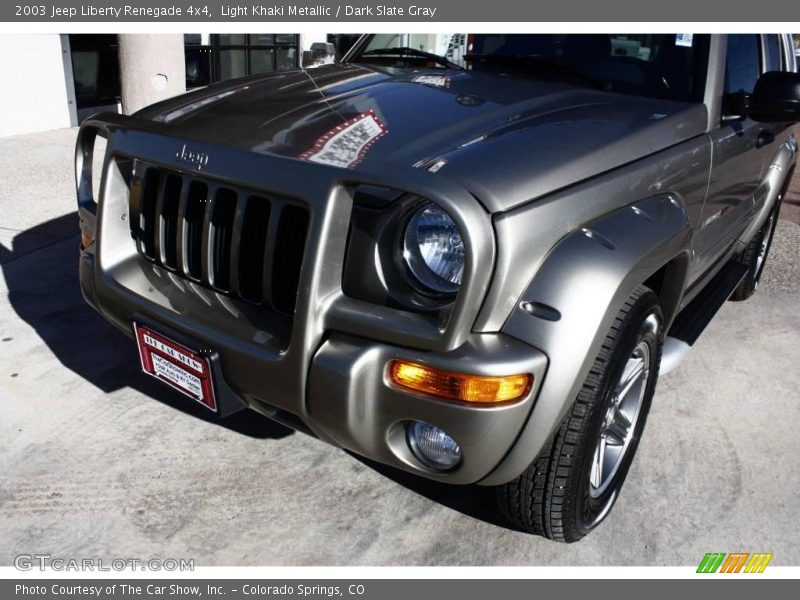 Light Khaki Metallic / Dark Slate Gray 2003 Jeep Liberty Renegade 4x4