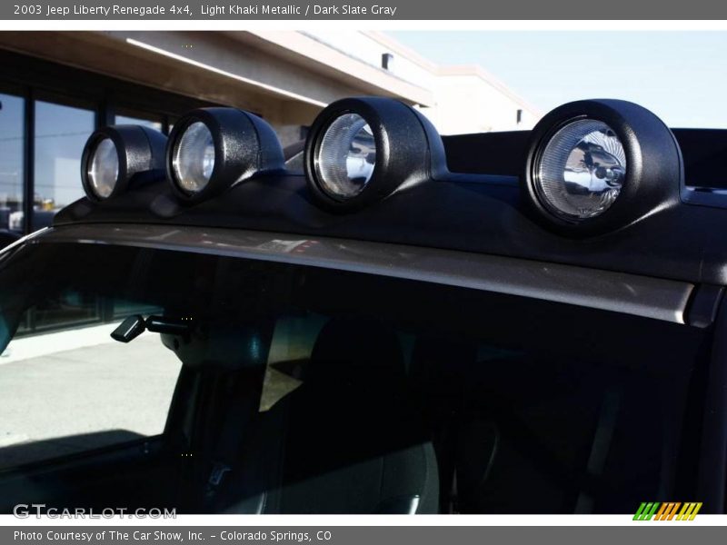 Light Khaki Metallic / Dark Slate Gray 2003 Jeep Liberty Renegade 4x4