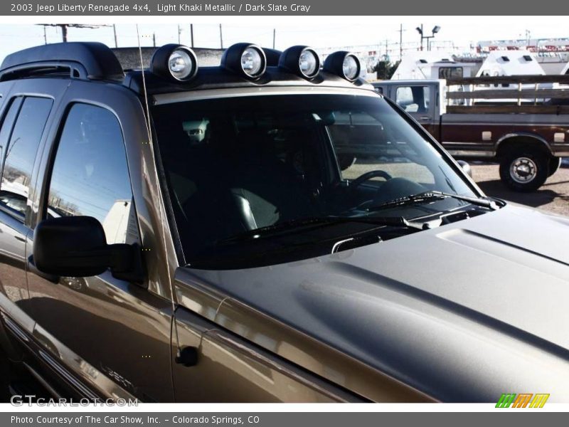 Light Khaki Metallic / Dark Slate Gray 2003 Jeep Liberty Renegade 4x4