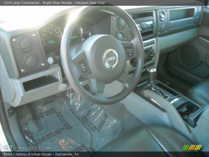 Bright Silver Metallic / Medium Slate Gray 2006 Jeep Commander