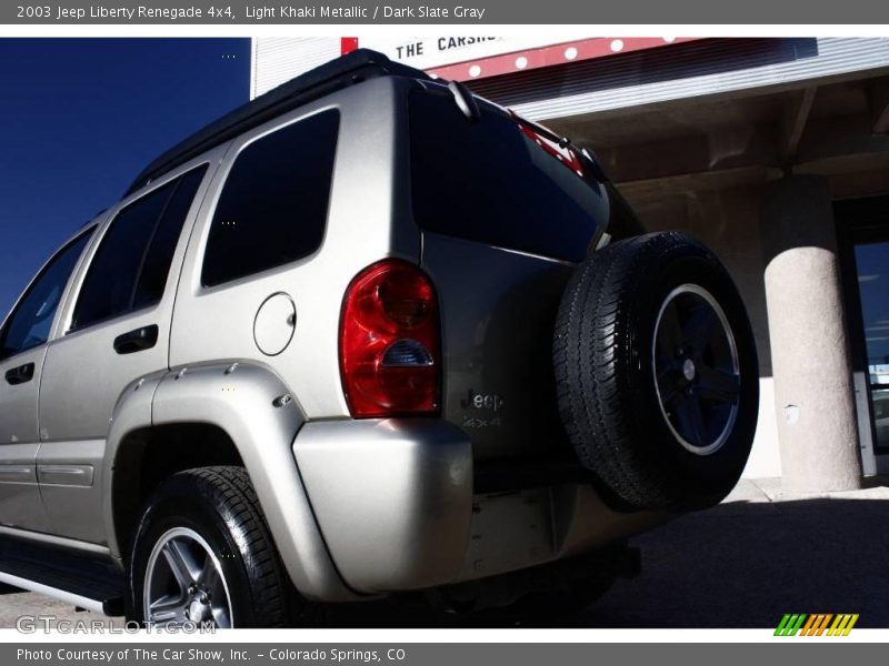 Light Khaki Metallic / Dark Slate Gray 2003 Jeep Liberty Renegade 4x4