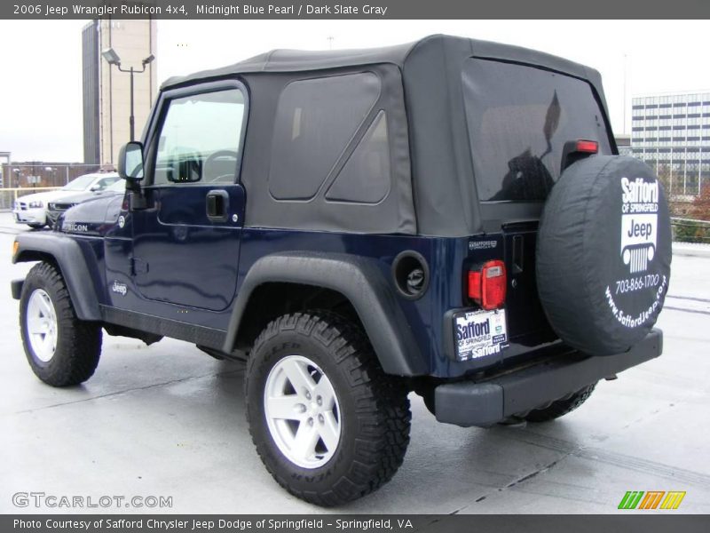 Midnight Blue Pearl / Dark Slate Gray 2006 Jeep Wrangler Rubicon 4x4