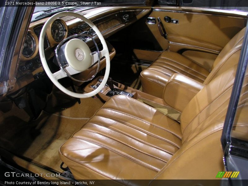 Silver / Tan 1971 Mercedes-Benz 280SE 3.5 Coupe