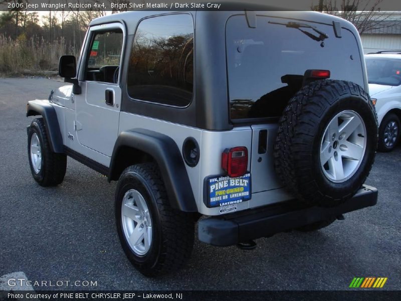 Bright Silver Metallic / Dark Slate Gray 2006 Jeep Wrangler Rubicon 4x4