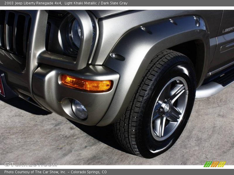 Light Khaki Metallic / Dark Slate Gray 2003 Jeep Liberty Renegade 4x4