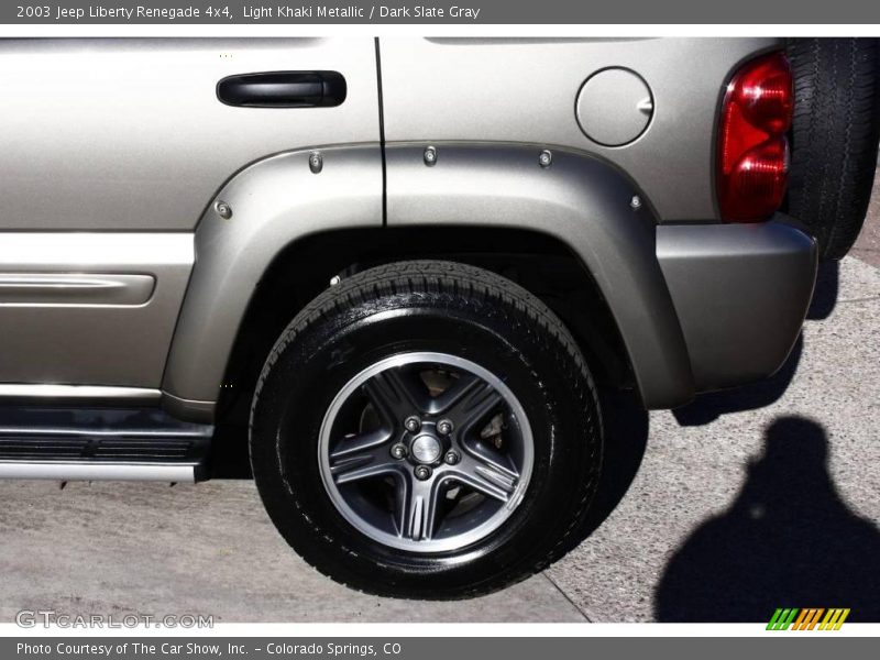 Light Khaki Metallic / Dark Slate Gray 2003 Jeep Liberty Renegade 4x4