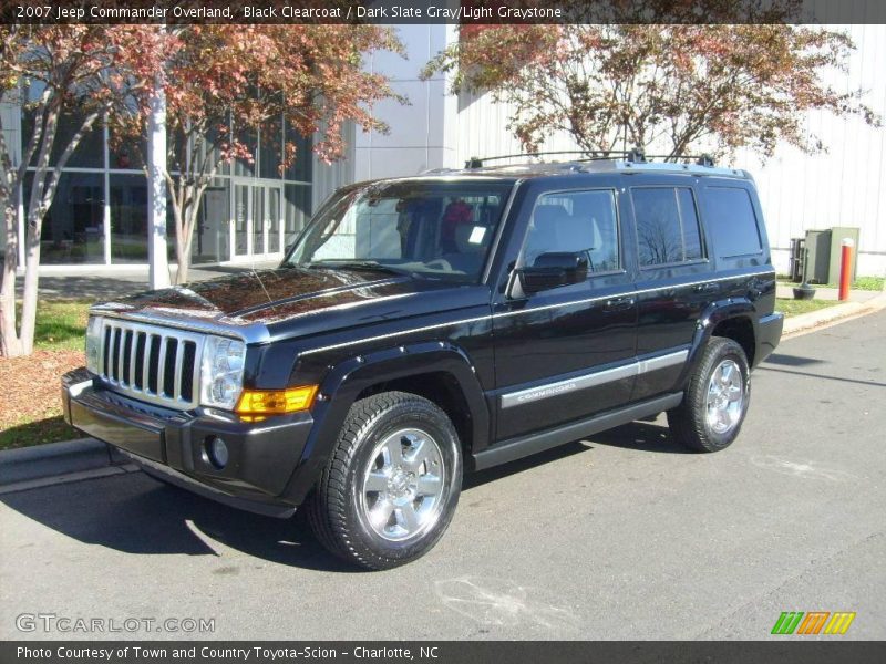 Black Clearcoat / Dark Slate Gray/Light Graystone 2007 Jeep Commander Overland