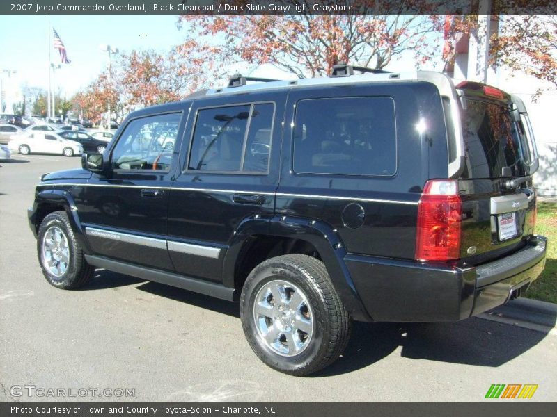 Black Clearcoat / Dark Slate Gray/Light Graystone 2007 Jeep Commander Overland