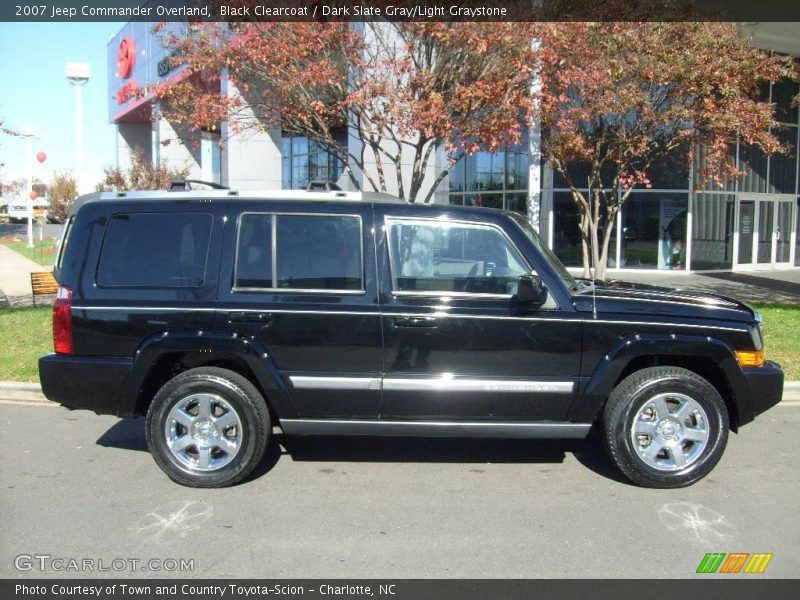 Black Clearcoat / Dark Slate Gray/Light Graystone 2007 Jeep Commander Overland