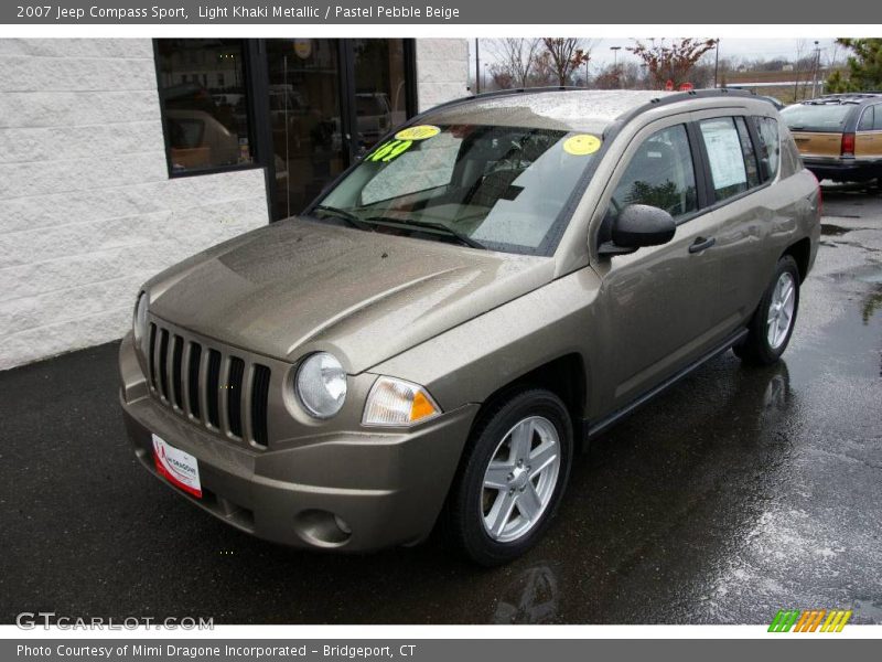 Light Khaki Metallic / Pastel Pebble Beige 2007 Jeep Compass Sport
