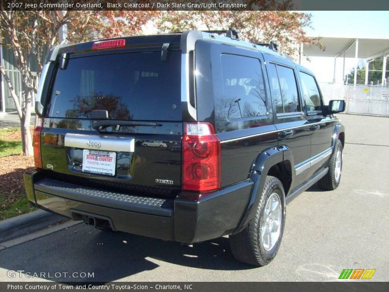 Black Clearcoat / Dark Slate Gray/Light Graystone 2007 Jeep Commander Overland