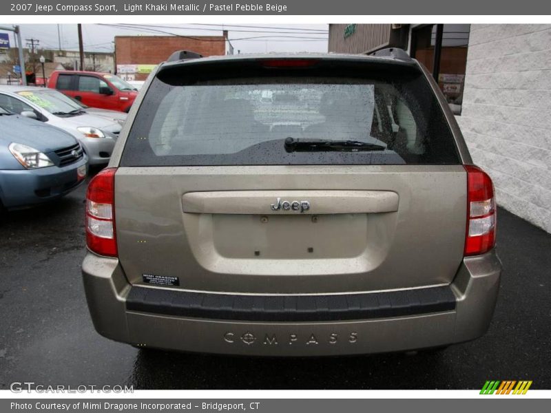 Light Khaki Metallic / Pastel Pebble Beige 2007 Jeep Compass Sport