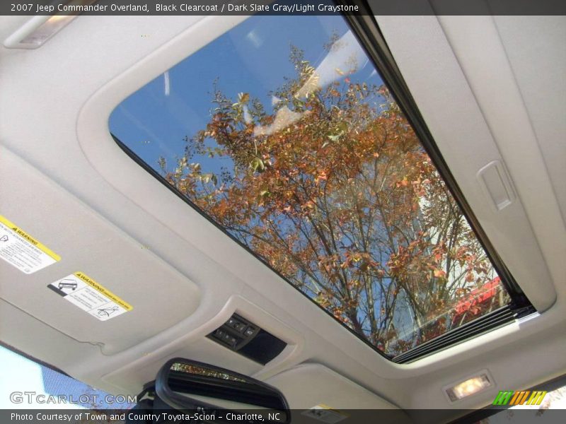 Black Clearcoat / Dark Slate Gray/Light Graystone 2007 Jeep Commander Overland