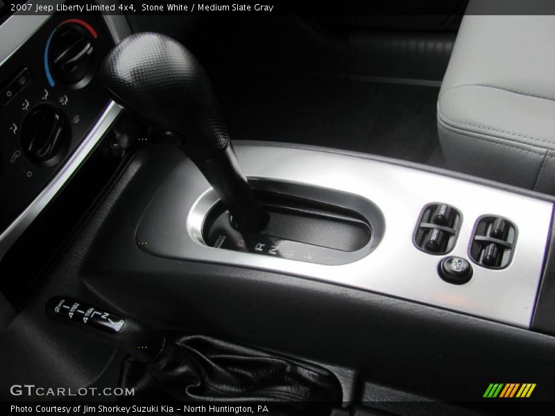 Stone White / Medium Slate Gray 2007 Jeep Liberty Limited 4x4