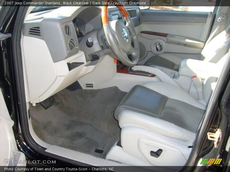 Black Clearcoat / Dark Slate Gray/Light Graystone 2007 Jeep Commander Overland
