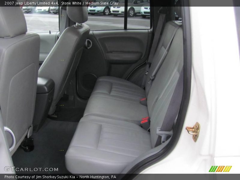 Stone White / Medium Slate Gray 2007 Jeep Liberty Limited 4x4