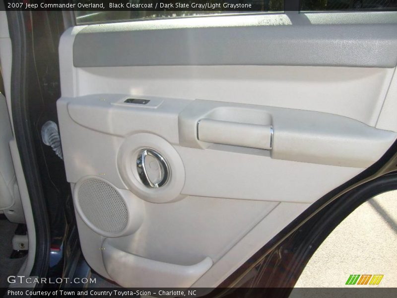 Black Clearcoat / Dark Slate Gray/Light Graystone 2007 Jeep Commander Overland