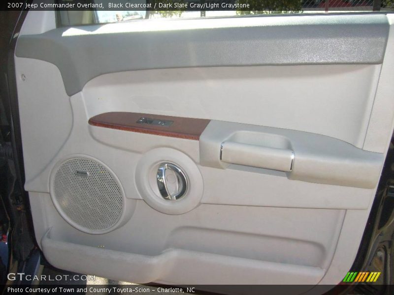 Black Clearcoat / Dark Slate Gray/Light Graystone 2007 Jeep Commander Overland