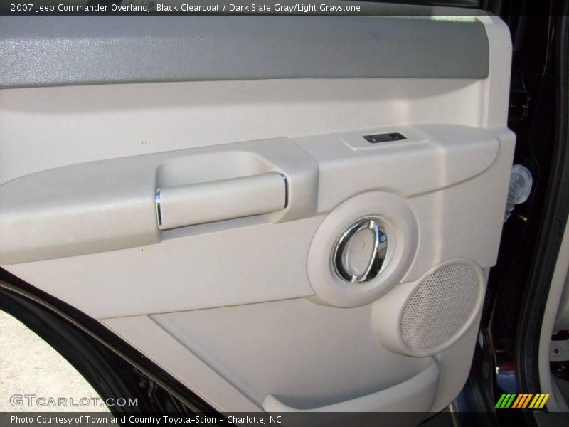 Black Clearcoat / Dark Slate Gray/Light Graystone 2007 Jeep Commander Overland
