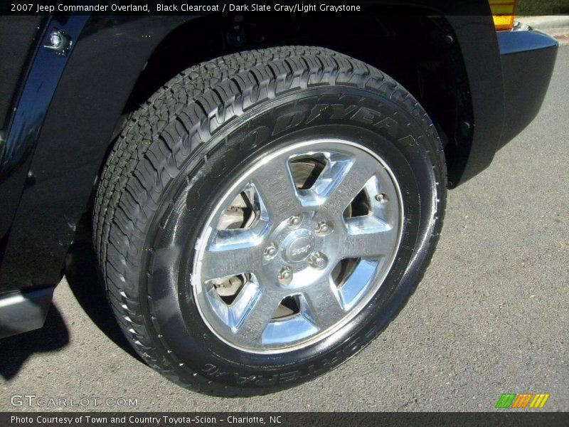 Black Clearcoat / Dark Slate Gray/Light Graystone 2007 Jeep Commander Overland