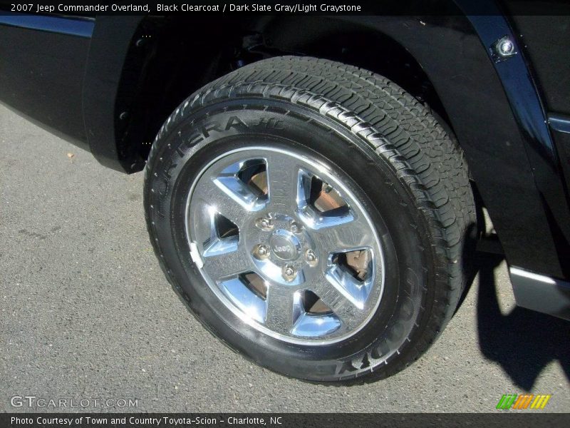 Black Clearcoat / Dark Slate Gray/Light Graystone 2007 Jeep Commander Overland