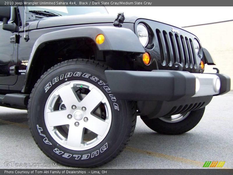 Black / Dark Slate Gray/Medium Slate Gray 2010 Jeep Wrangler Unlimited Sahara 4x4