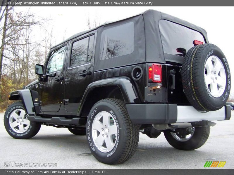 Black / Dark Slate Gray/Medium Slate Gray 2010 Jeep Wrangler Unlimited Sahara 4x4