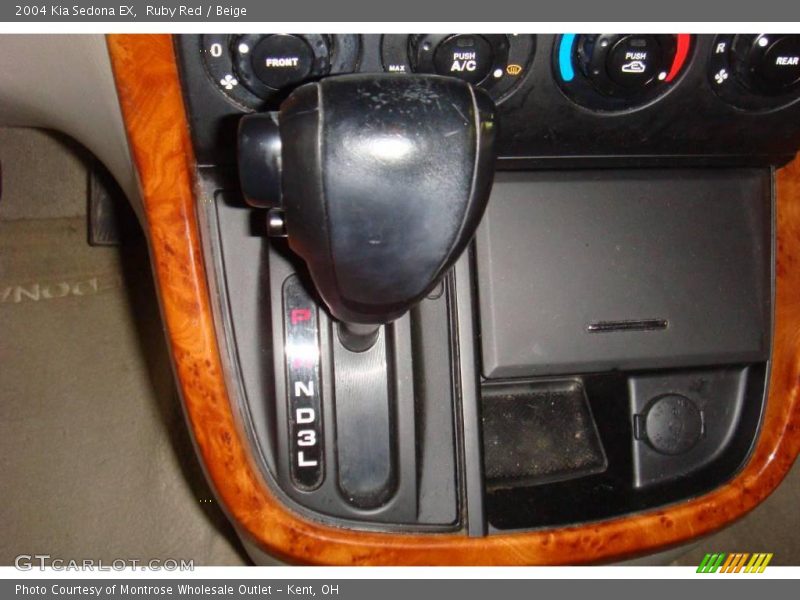Ruby Red / Beige 2004 Kia Sedona EX