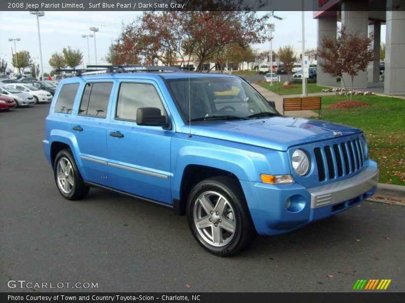 Surf Blue Pearl / Dark Slate Gray 2008 Jeep Patriot Limited
