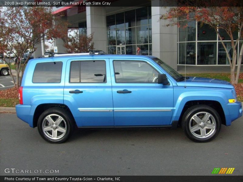 Surf Blue Pearl / Dark Slate Gray 2008 Jeep Patriot Limited