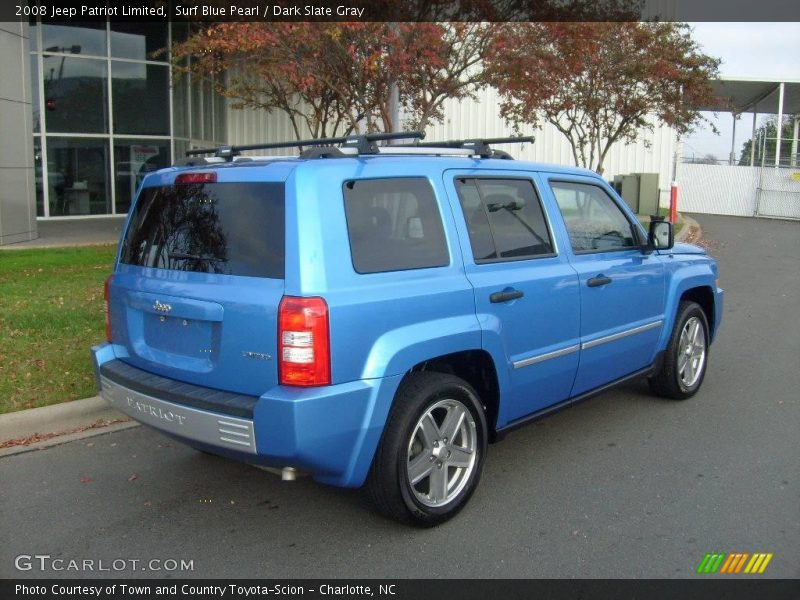 Surf Blue Pearl / Dark Slate Gray 2008 Jeep Patriot Limited