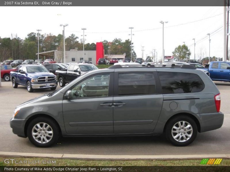 Olive Gray / Beige 2007 Kia Sedona EX