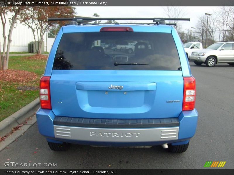 Surf Blue Pearl / Dark Slate Gray 2008 Jeep Patriot Limited