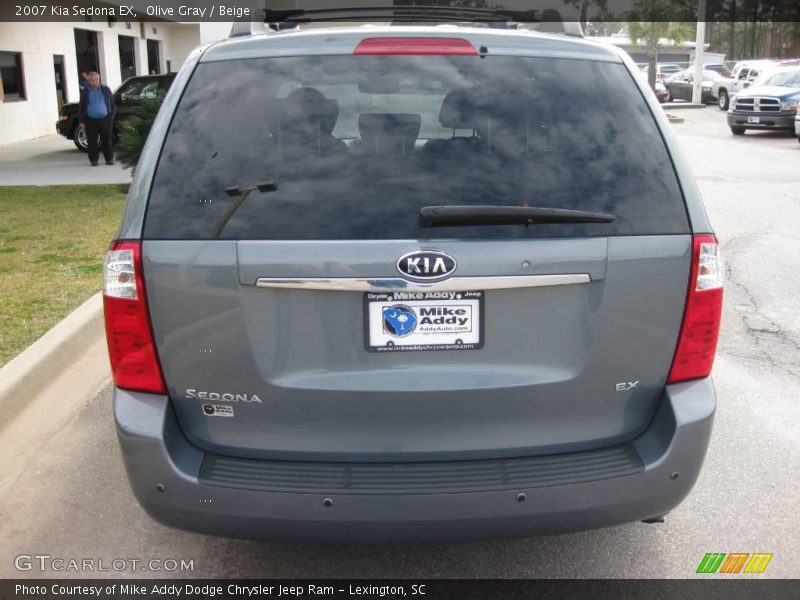 Olive Gray / Beige 2007 Kia Sedona EX