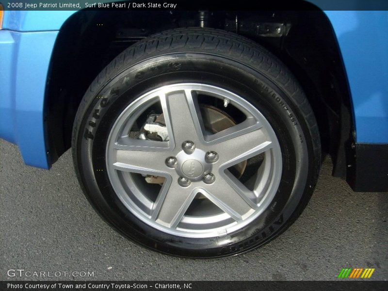 Surf Blue Pearl / Dark Slate Gray 2008 Jeep Patriot Limited