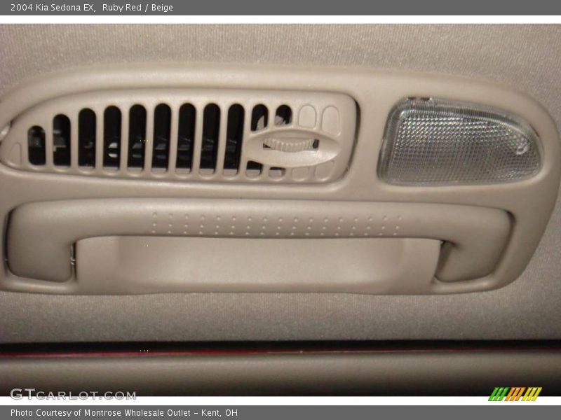 Ruby Red / Beige 2004 Kia Sedona EX