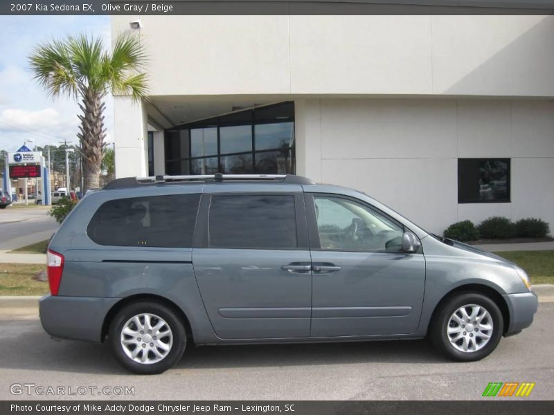 Olive Gray / Beige 2007 Kia Sedona EX