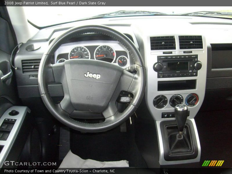 Surf Blue Pearl / Dark Slate Gray 2008 Jeep Patriot Limited