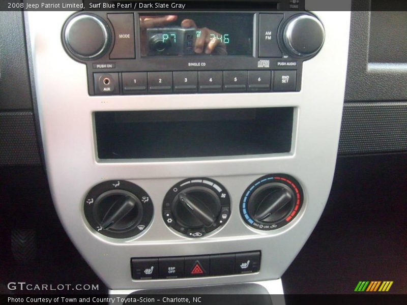 Surf Blue Pearl / Dark Slate Gray 2008 Jeep Patriot Limited