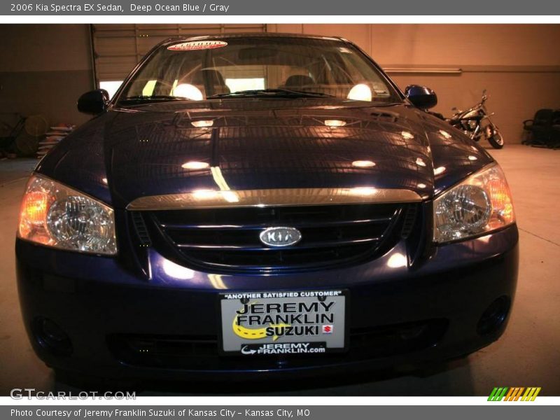 Deep Ocean Blue / Gray 2006 Kia Spectra EX Sedan